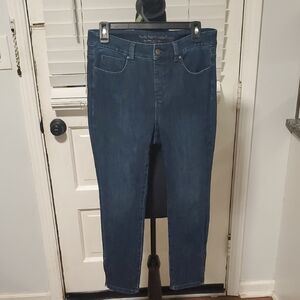 Soft Surroundings Dark Blue Skinny Jeans